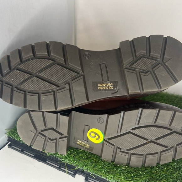 Bootlegger Brown Leather Elastic Chelsea Boot Women Size 40 (9) - Picture 9 of 10